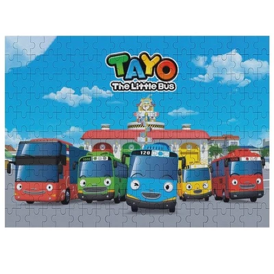 MARKENLOS Tayo the Little Bus Puzzle 35/70/120/200/300/500/1000 Teile Geschenk für Kinder