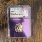 1966 SMS Washington Quarter 25C Satin Strike NGC MS67 Cert 8847612-006