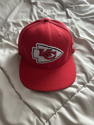 NFLNew Era Kansas City Chiefs Football Hat Men s 7-1/4 Red 57.7cm Fitted 59Fifty