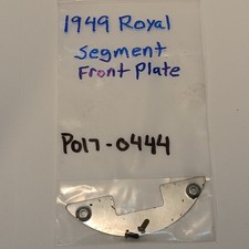 Royal Quiet De Luxe Typewriter Segment Front Plate 1949 FREE SHIPPING thumbnail