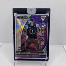 2020-21 Panini Flux Obi Toppin #16 RC Silver Prizm Titan Rookie Encased 