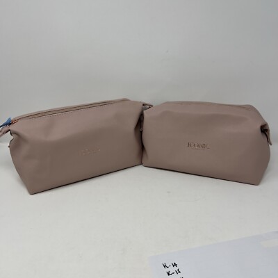 2X Iconic London Travel Cosmetic Bag With lining  K-14
