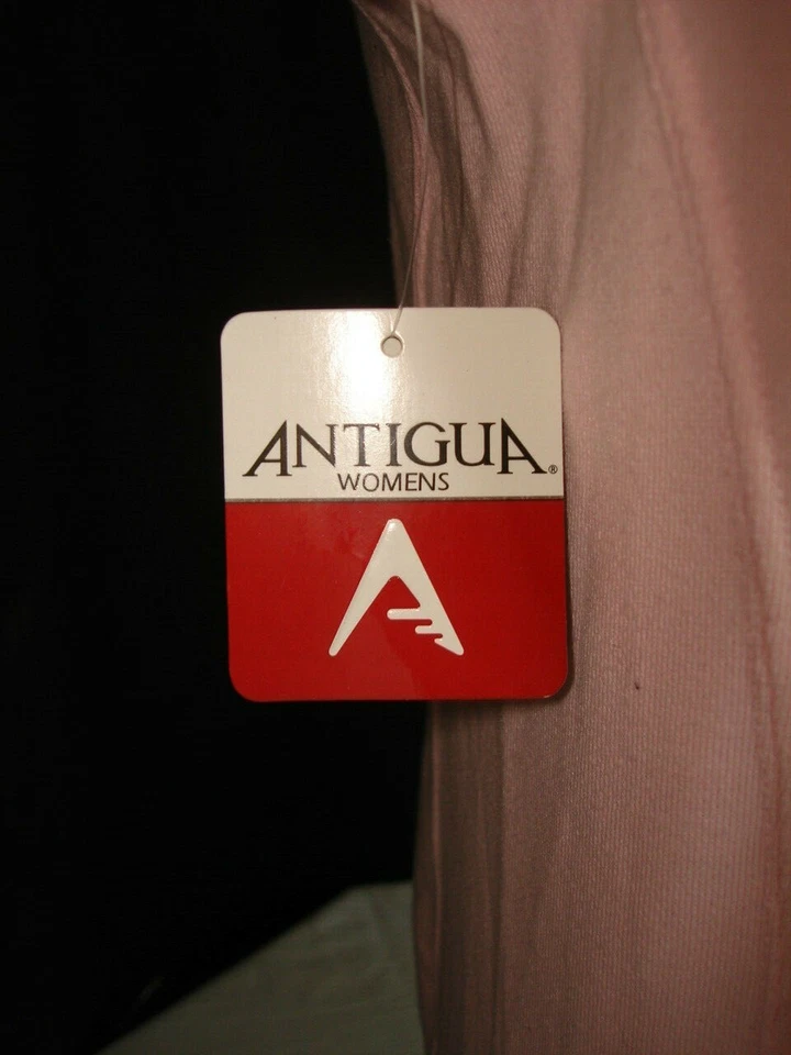 NEW ANTIGUA DESERT DRY PINK COTTON/POLY SLEEVELESS PULLOVER HOODIE WOMEN'S  SZ M - Image 2 of 4