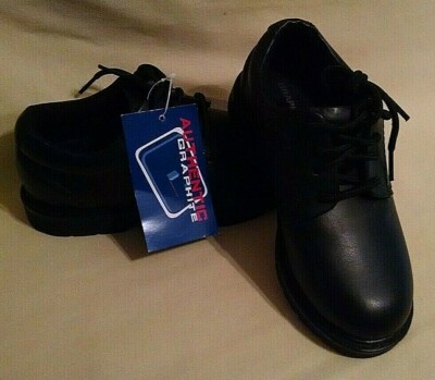 AUTHENTIC GRAPHITE SHOES BOYS YOUTH BLACK TIE UP MARTIN 12716608 13716590 9''*