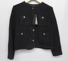 Massimo Dutti Wolle Blouson Jacke Damen Gr.L NEU