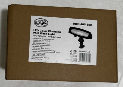 Led Color Changing Wall Wash Light New In Box. (Fast Shipping!)