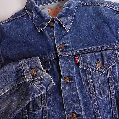 Vintage 70s Levis 70505-0217 Denim Type 3 2 Pocket Trucker Vintage 70s Levis 70505-0217 Denim Type 3 2 Pocket Trucker