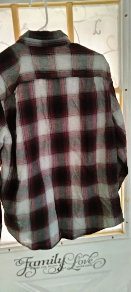 Camisa a cuadros Faded Glory L/G [42-44] Foto 3 de 3