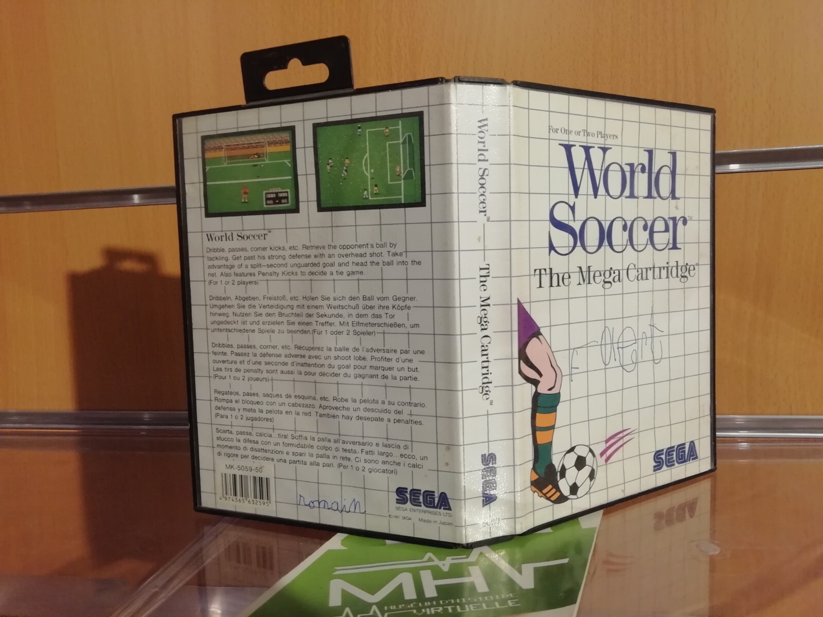 WORLD SOCCER - SEGA MASTER SYSTEM - pal-