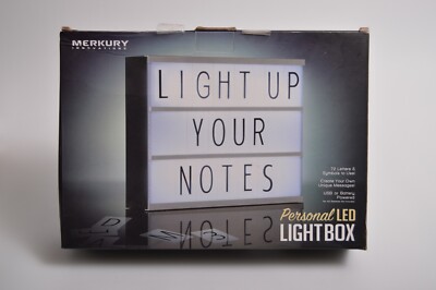 LED Light Up Your Notes Leuchtkasten Merkury Innovationen