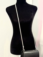 Crossbody Metal Chain Purse Strap - Silver
