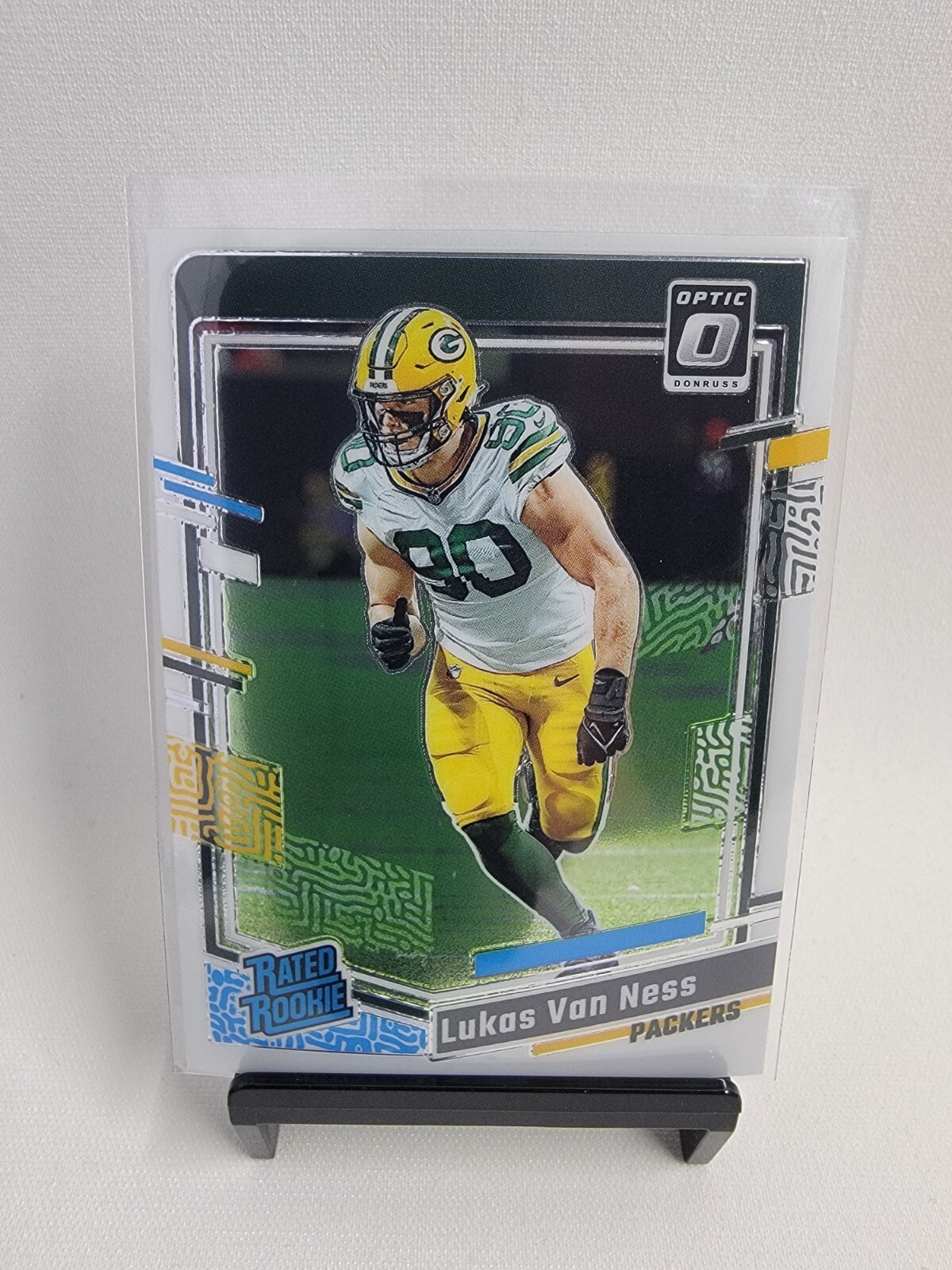 LUKAS VAN NESS 2023 Donruss Optic Rated Rookie Rookie RC #240 Packers