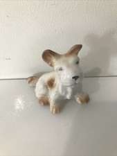 Vtg Porcelain Scottie Dog Figurine Made In Japan