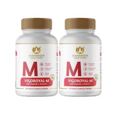 2 packs X Maharishi Ayurveda Vigoroyal M 60 tablets For Men, Free Ship