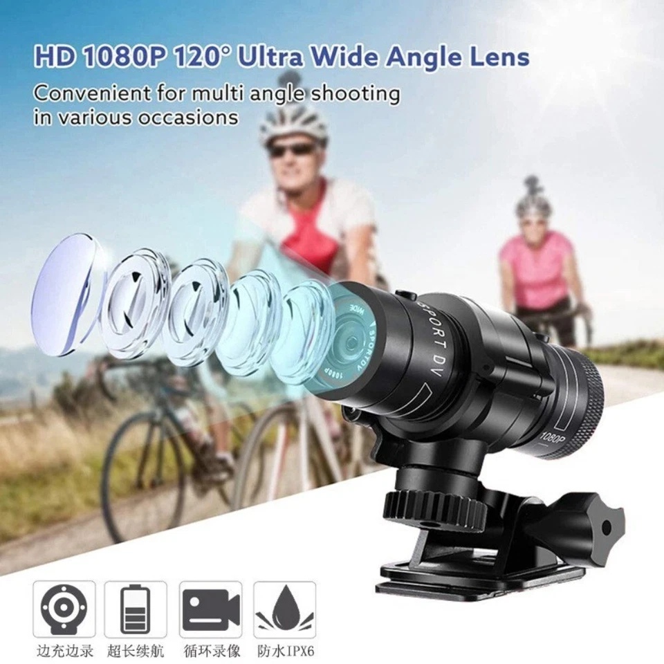 120° Wide Angle Sports Video Action Camera with High-Resolution Video Capture - Image 3 of 4