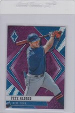 2021 PANINI CHRONICLES PHOENIX PETE ALONSO NY METS PURPLE MOJO PRIZMS #D99