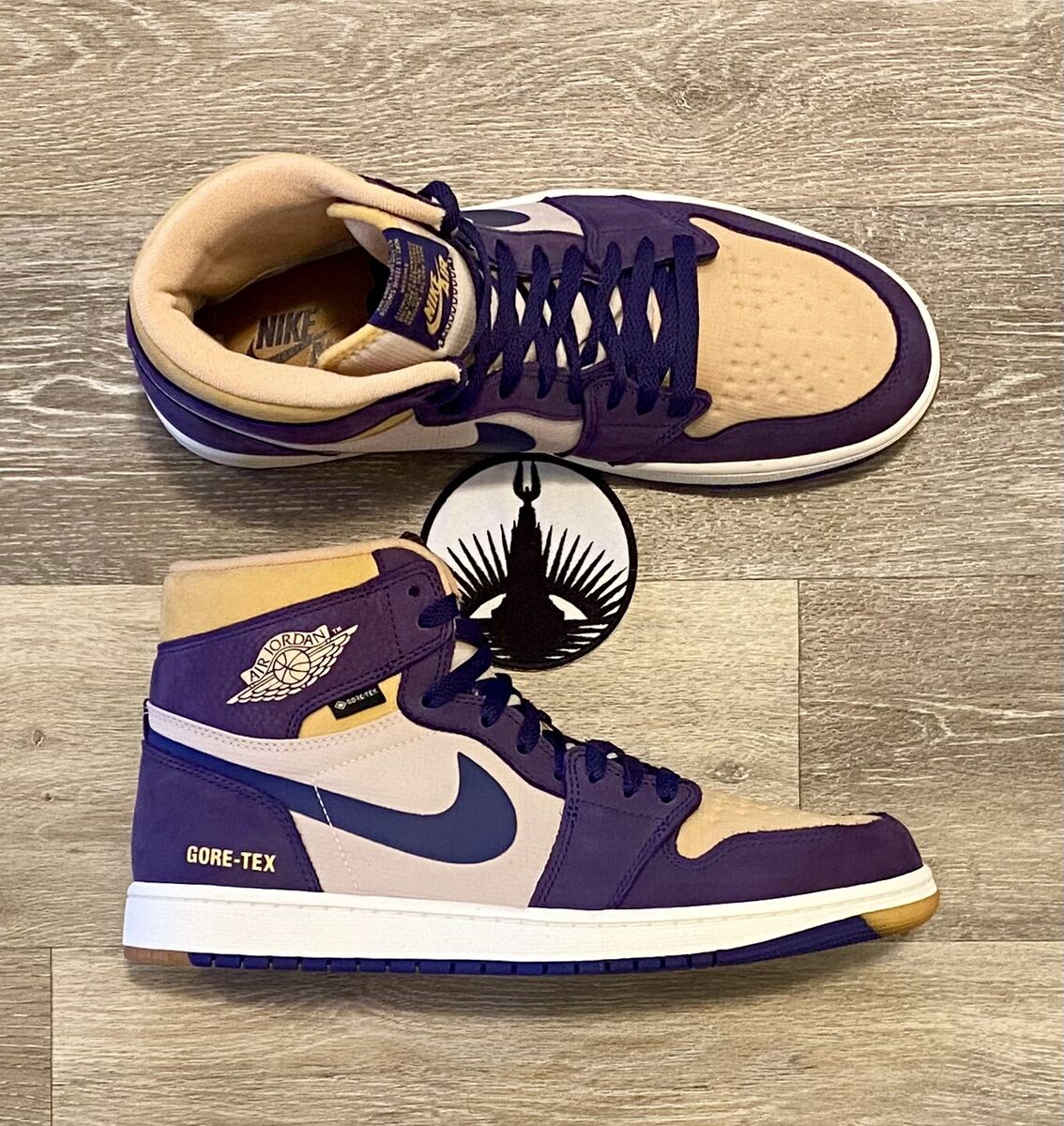 Nike Air Jordan 1 Gore-Tex Element Sky J Purple Honeycomb Nike Air Jordan 1 Gore-Tex Element Sky J Purple Honeycomb