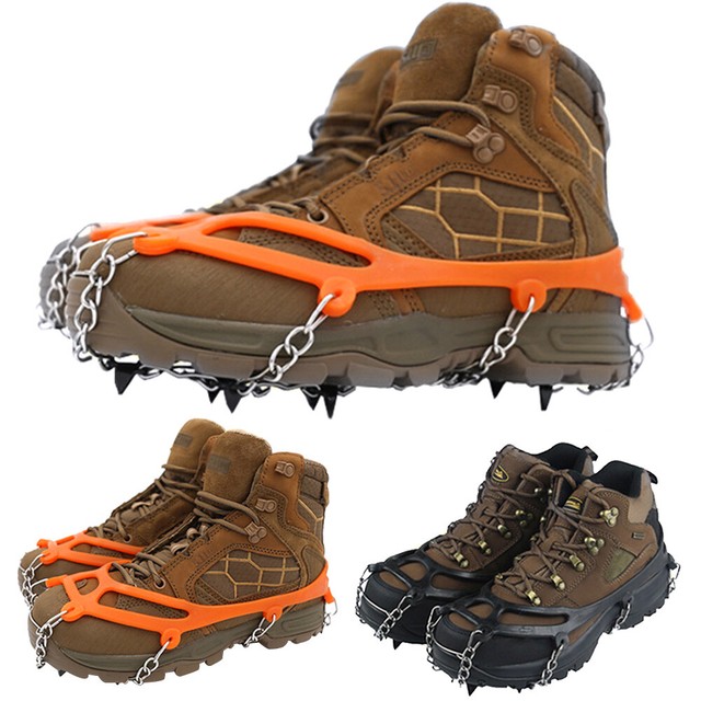 Universal Ice Snow Hiking Climbing Shoe Spikes Grips Cleats Crampons 8