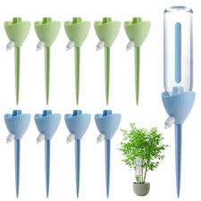 10pcs Plant Self Waterer Auto Watering Spikes Devices System with Slow Release