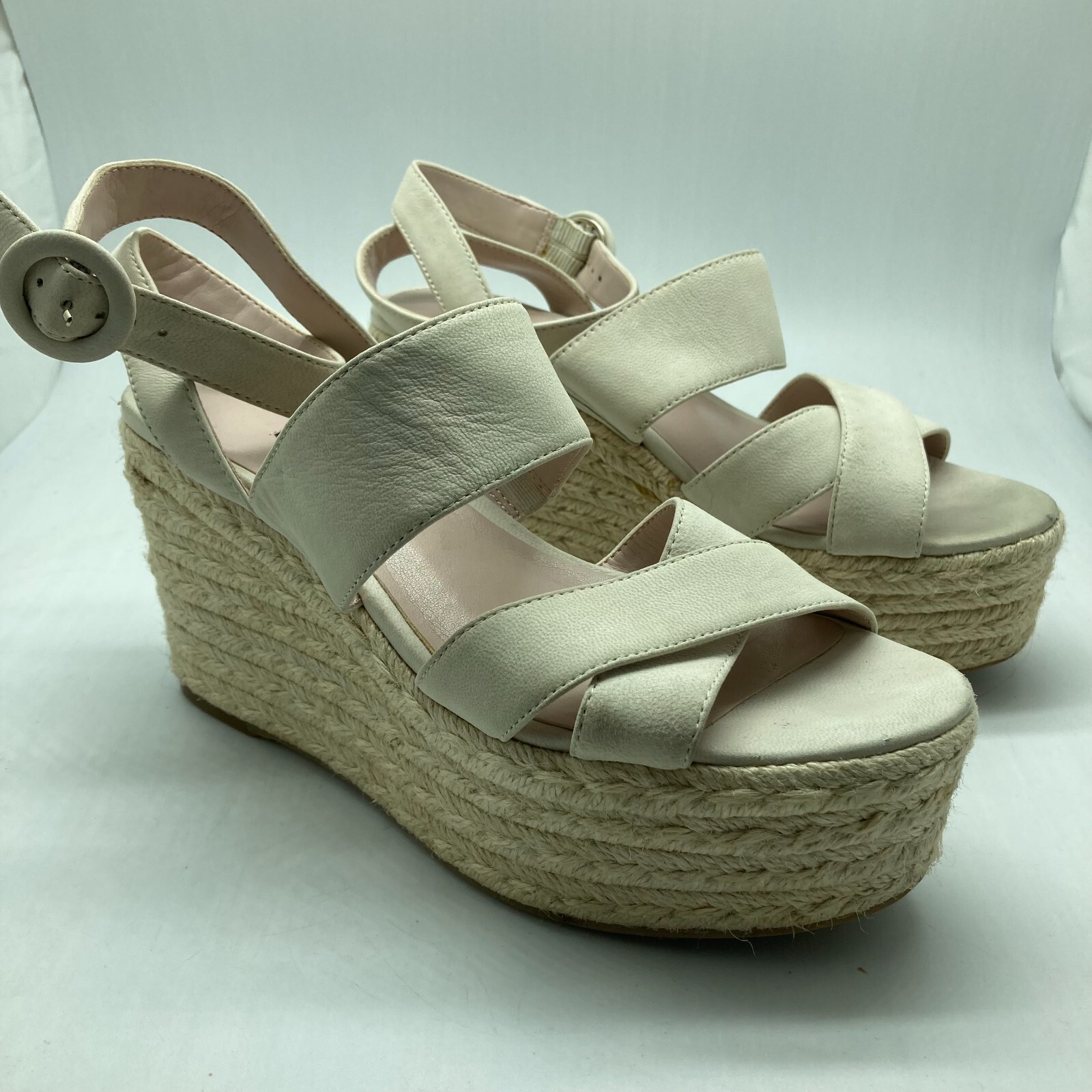 Nine West Womens Kushala Leather Open Toe Casual Leather Sandals