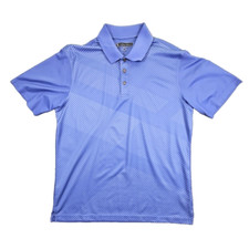 Pebble Beach Men's Size Large Short Sleeve Dry-Luxe Performance Polo Shirt Golf