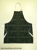 Winkler KüChenschüRze SchüRze KochschüRze GrillschüRze *Essig & ÖL* Grau Weiß