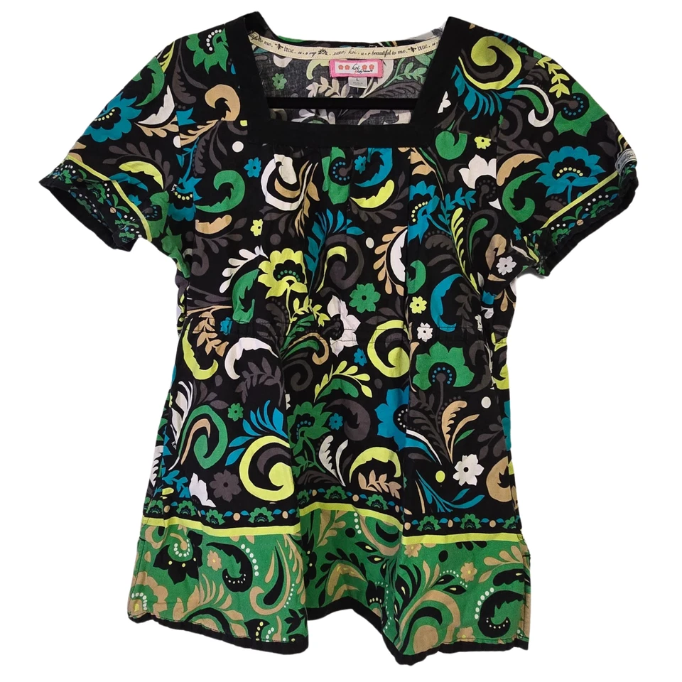 Lote de 4 camisetas exfoliantes para mujer KOI (talla L) - Scrub Life Staple  Foto 4 de 4