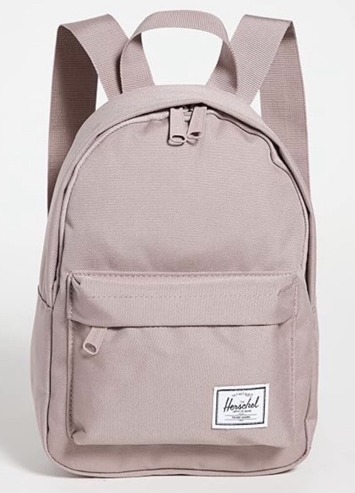 Herschel Supply Co Classic Mini Backpack Ash Rose Blush Pink Small