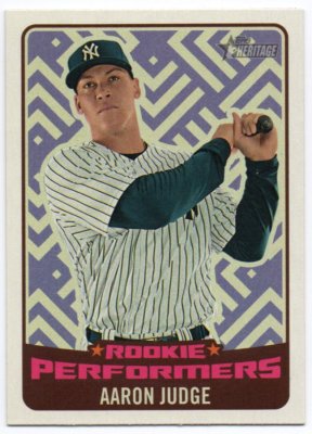 2017 Topps Heritage High Number Rookie Performers Pick Any