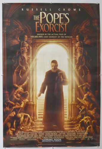 THE POPE’S EXORCIST (2023) Original Cinema One Sheet Film Poster - Russell Crowe - Afbeelding 1 van 6