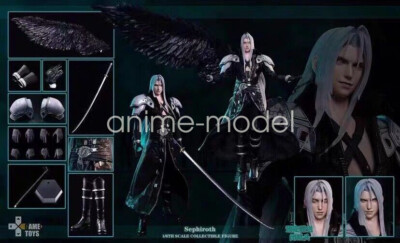 新品未開封　セフィロス　1/6 フィギュア　ff7 AFX 検　gametoys 1/6 scale GAMETOYS GT-003 FF7 Sephiroth 12inch Soldier Figure toys