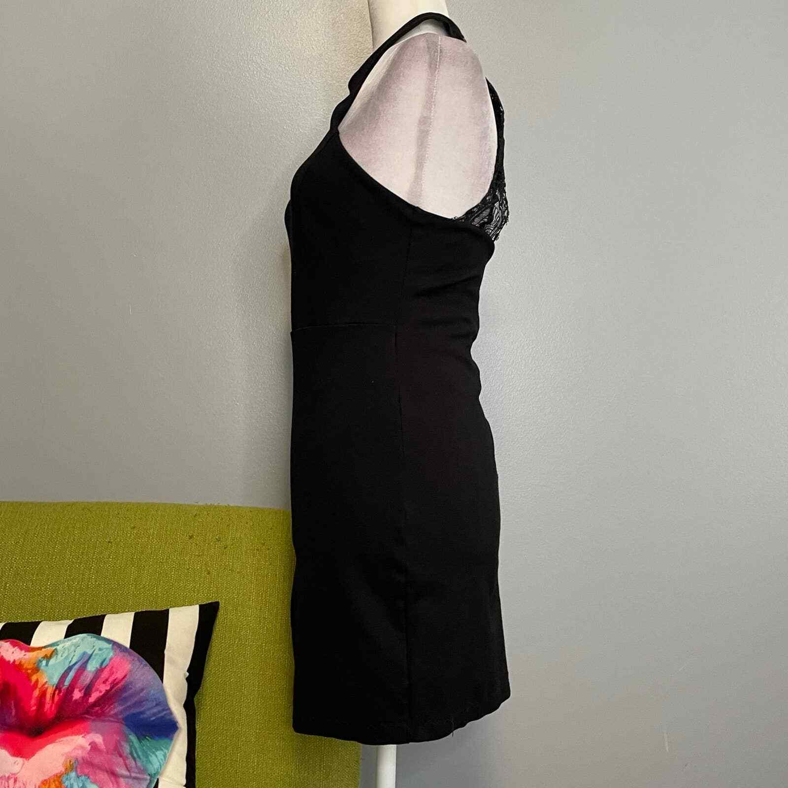 Lulus Endlessly Alluring Black Lace Back Bodycon … - image 3