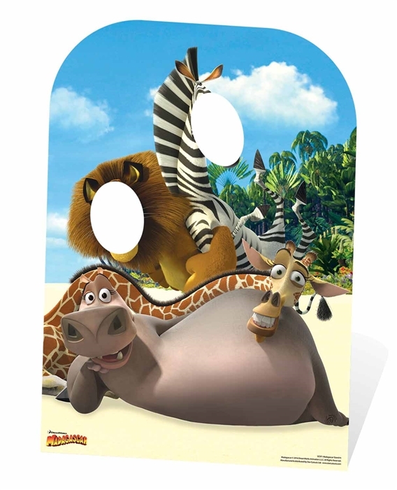 Madagascar Alex & Marty Child Size Stand in Cardboard Cutout Great for photos
