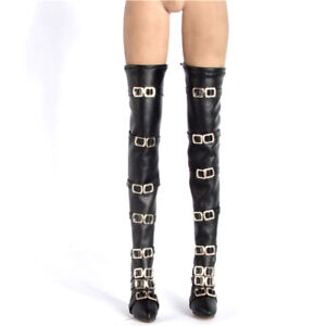 1//6 scale woman black long Boots Nier Automata YoRHa No.2 B 2A for PHICEN ❶USA❶