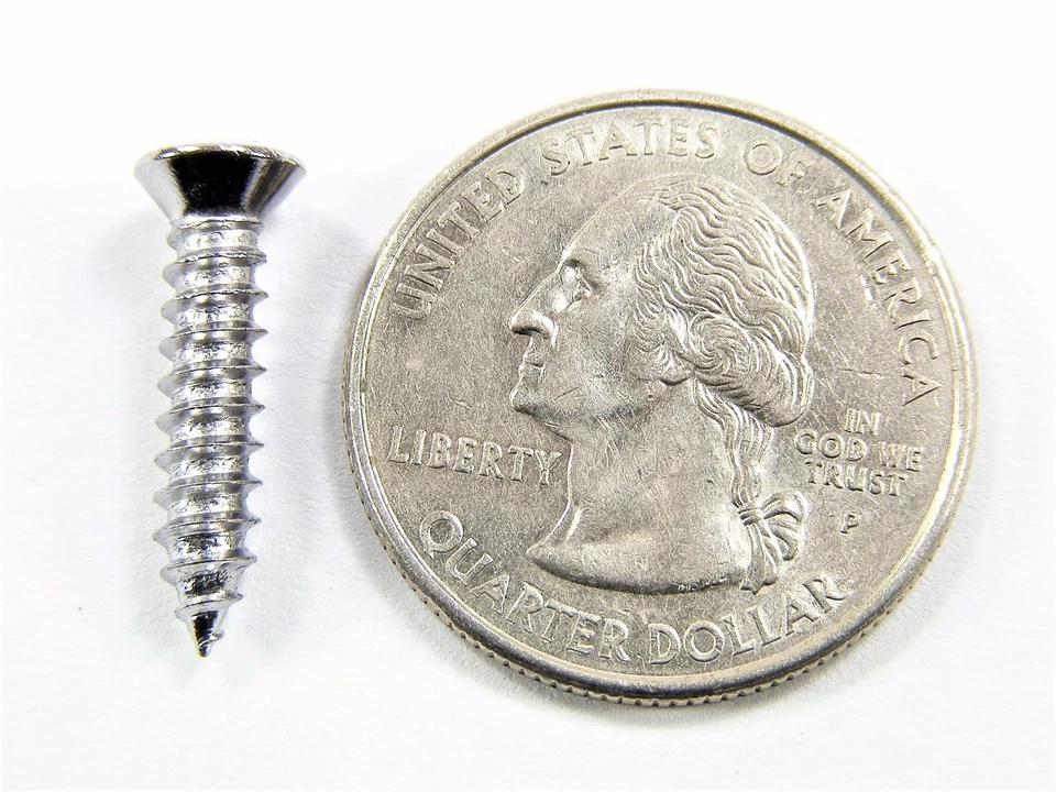 Isuzu Interior Screws- #8 x 3/8" to 1" Long- #6 Oval Head- 100pcs (25ea)- #339 Foto 4 de 4