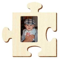 Bütic Sperrholz Foto Puzzle Bilderrahmen naturbelassen