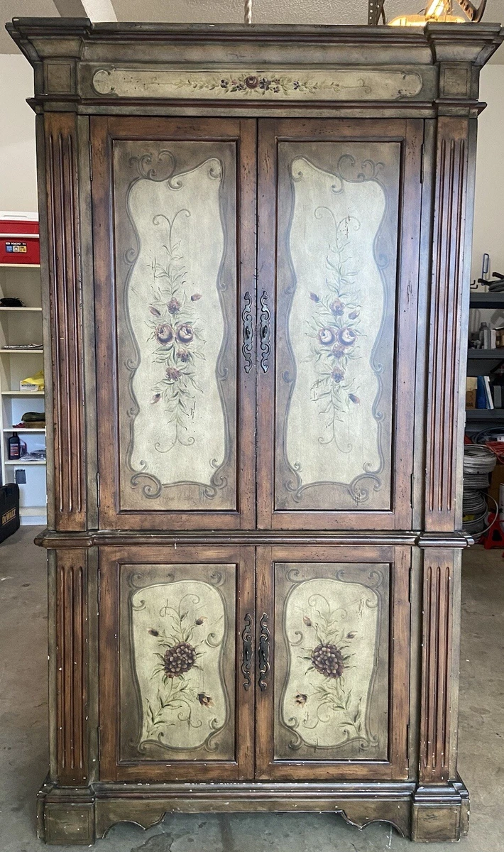 Hooker Furniture Seven Seas Collection Armoire Vintage Wardrobe TV Cabinet