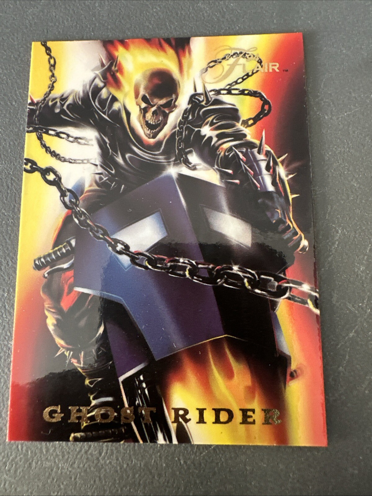 GHOST RIDER - Power Blast Number 9 - (Marvel Comics/Fleer/Flair 1994).