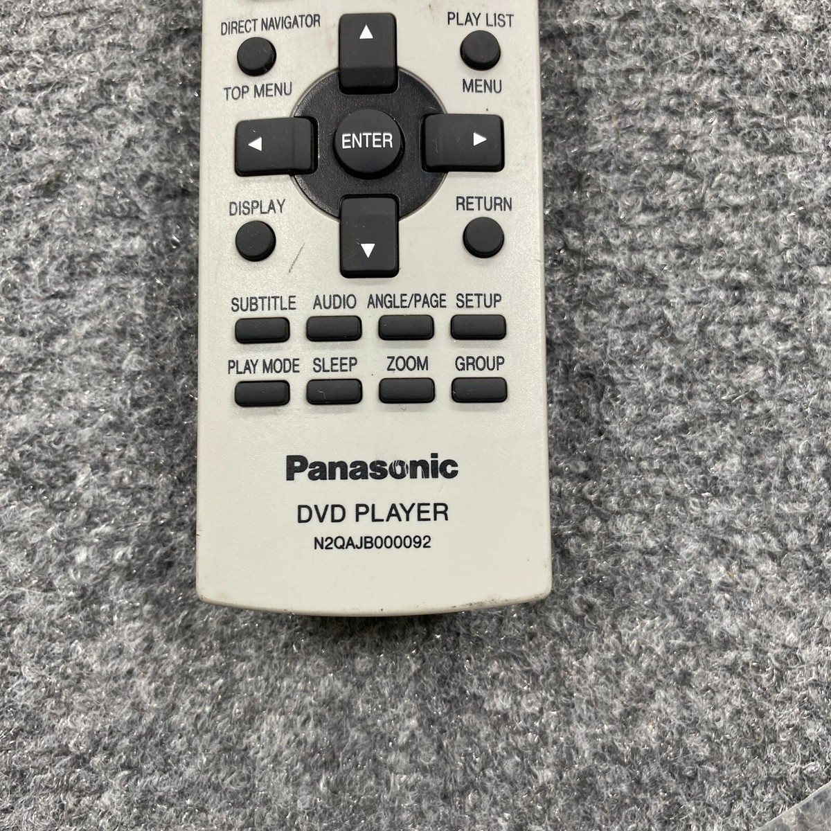 Genuine OEM Panasonic DVD Player Remote Control N2QAJB000092