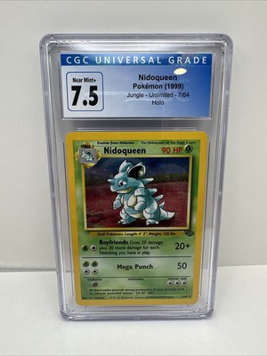 Nidoqueen 7/64 Holo Rare – Pokémon Jungle Set – Ungraded Near Mint – Fast P&P