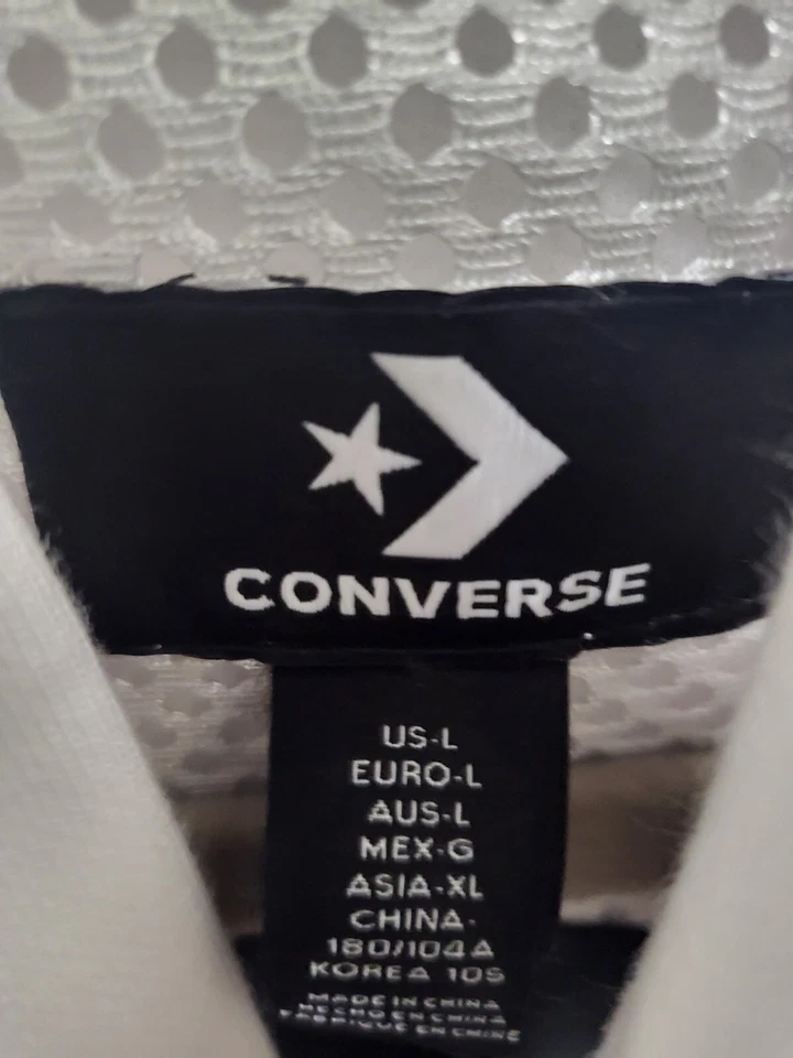 Sudadera con capucha Converse All Star blanca grande Foto 2 de 4