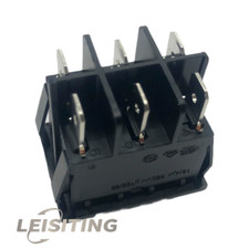 6Pin Rocker Switch Black Single Reset 10T85 Canal R Series Light R5 16A/250V