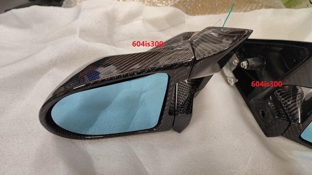 JDM Ganador Style Carbon Fiber Aero Side Mirror L&R FOR Nissan 