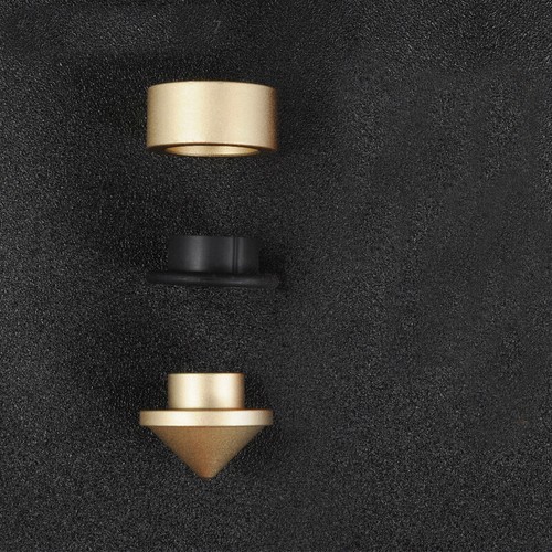 4pcs 33mm Aluminium Alloy Speaker Spike Pad Shockproof Stand Isolation Feet Base - Picture 4 of 10