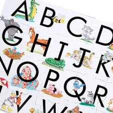 New Melissa  Doug ABC Alphabet Floor Puzzle 24pc   2x3 ft for Ages 3 