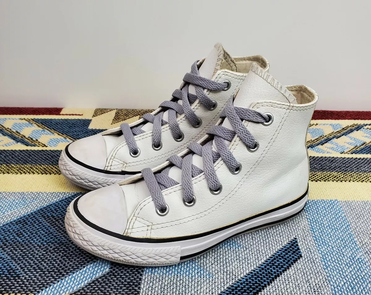 White sales converse juniors
