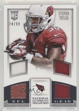 2013 National Treasures Rookie NFL Gear Materials Quad 24/99 Stepfan Taylor 5x8
