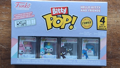 Hello Kitty & Friends My Melody Funko Bitty Pop! Mini-Figure 4-Pack Tuxedo Sam