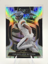 2025 Panini Select #11 Courtland Sutton Silver Prizm Concourse Denver Broncos