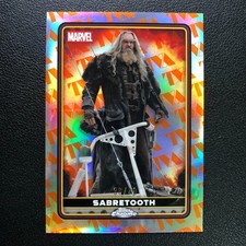 2025 Topps Chrome Marvel Deadpool Sabretooth TVA Takeover Refractor /40